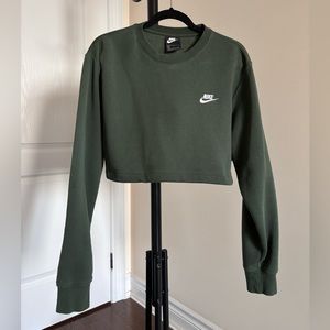 Nike Cropped Crewneck Sweater